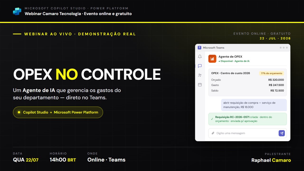 OPEX no controle
